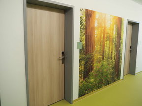 Zimmertüren der Bezirkskliniken Mittelfranken Roth